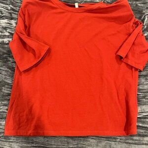 Women's Red Top Size L by Watermelon